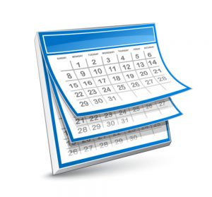 Regular Eye Exam Calendar